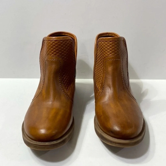 Bed Stu Roan Brown Gossip Handmade Leather Distressed Ankle Boots Size 7.5 - Picture 4 of 15